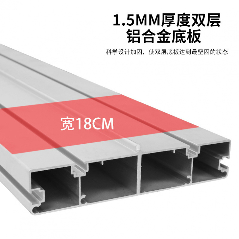 Kejiang aluminum alloy manual tile push knife 1.2-meter floor tile cutting machine, hand-pushed lightweight tile tool 6800 Specification drawing