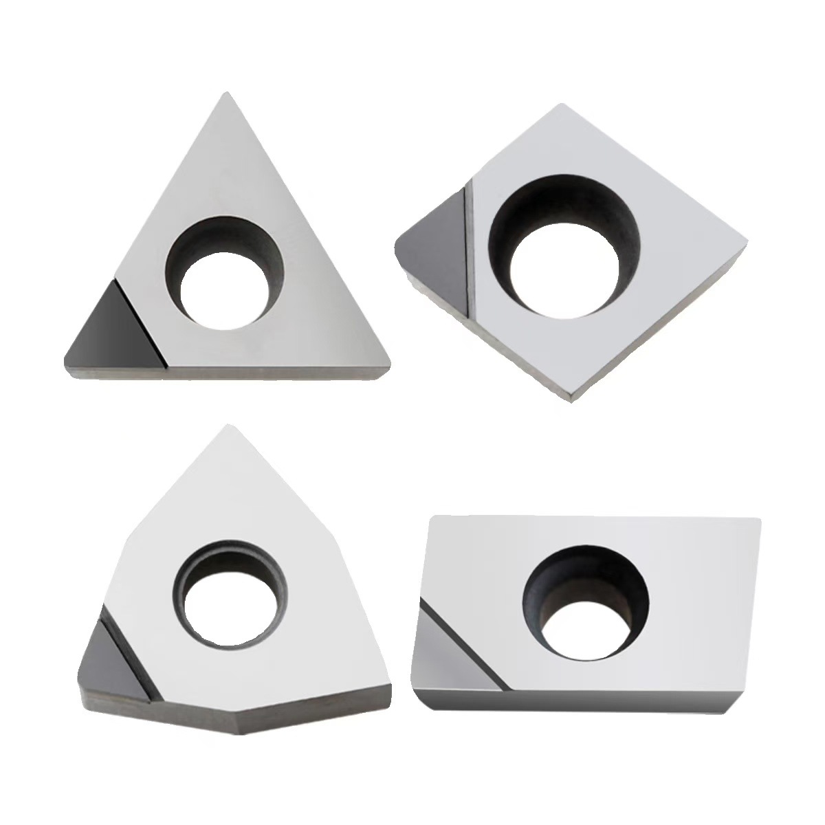 Diamond inserts, copper and aluminum special CNC lathe tools, gemstone turning tool grains, ultra-bright PCD tool heads, diamond tool heads Application Scenario