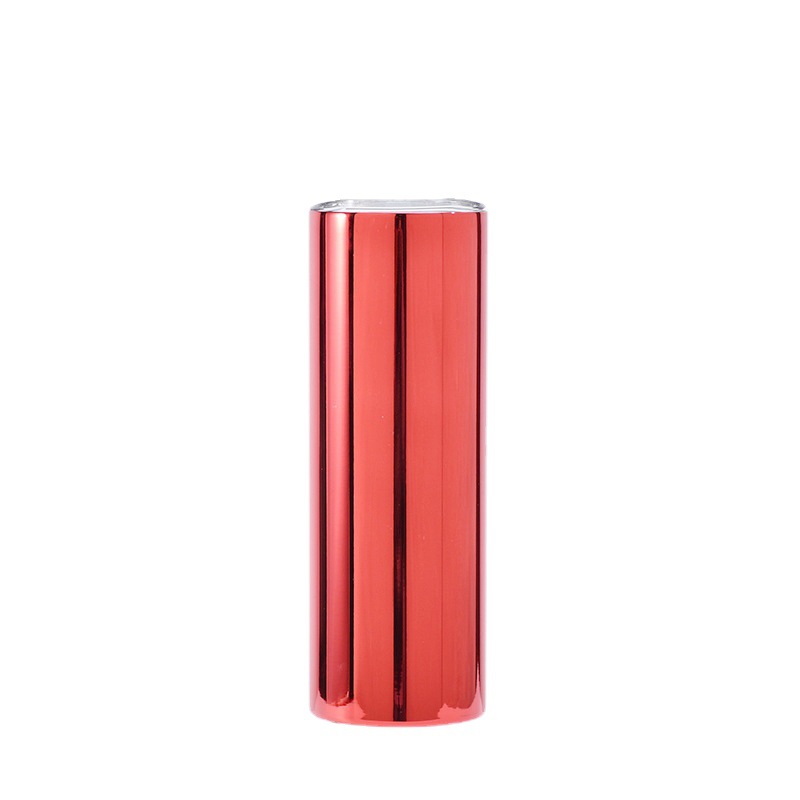 Wholesale of new 304 stainless steel insulated cups, electroplated double-layer vacuum car cups, laser gradient color straight cups Item Picture