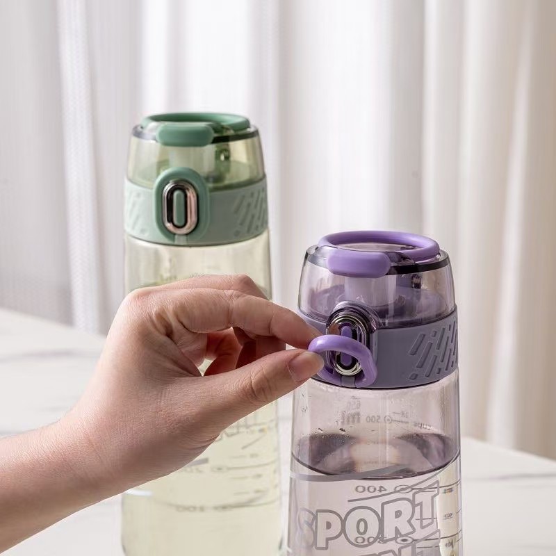 Portable water cup for direct drinking outside, girls, children, students, boys, high appearance level plastic cup, food-grade silicone spout water cup Application Scenario