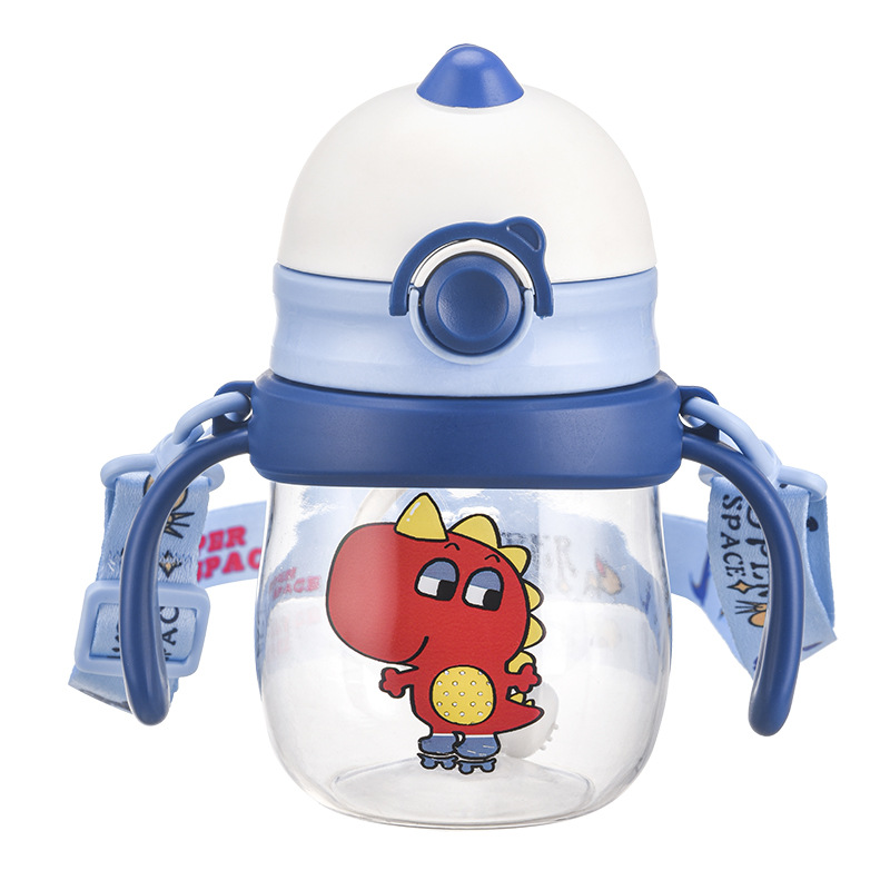 Baby learning drinking cup, infant duckbill cup, anti-choking and anti-leakage gravity ball milk cup, children's anti-drop direct drinking water cup Item Picture