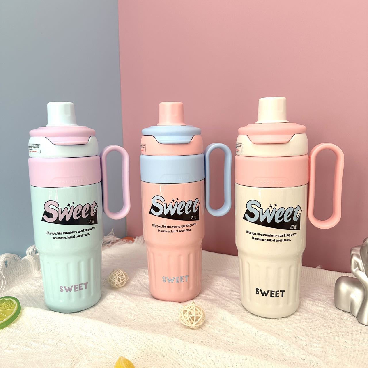 New popular Ice King insulated cup, large-capacity 316 stainless steel direct drinking straw cup, office and car available for wholesale Application Scenario