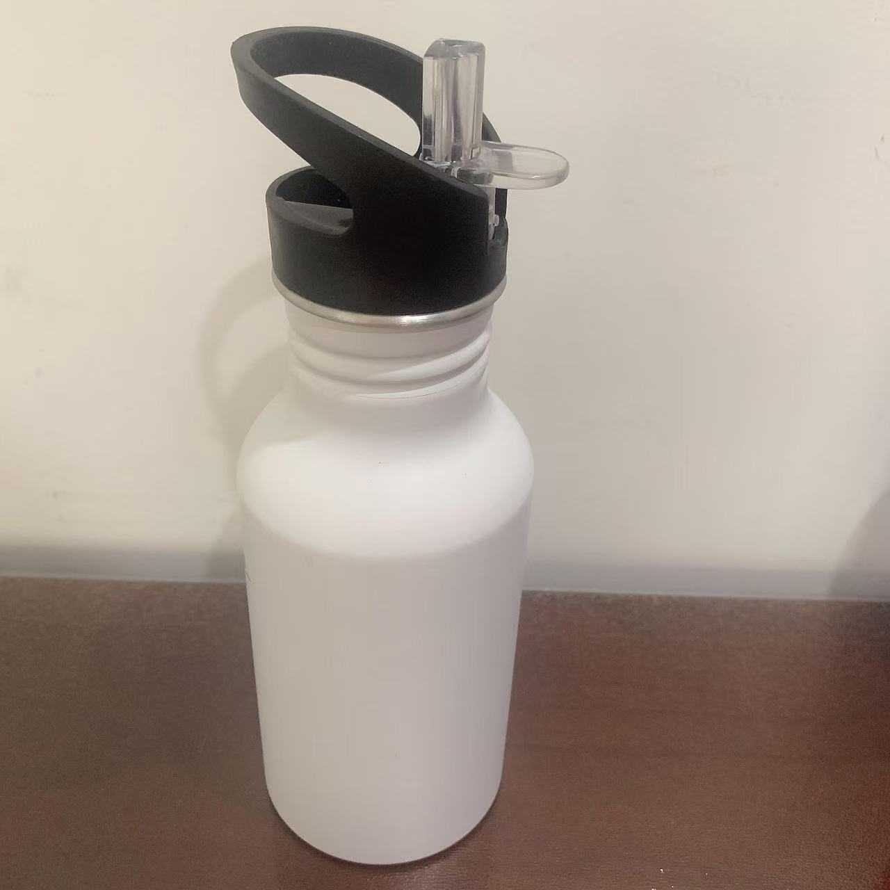 New best-selling sports water bottle DIY, printable blank coated aluminum large-mouth water bottle with spout, cycling water cup details Picture