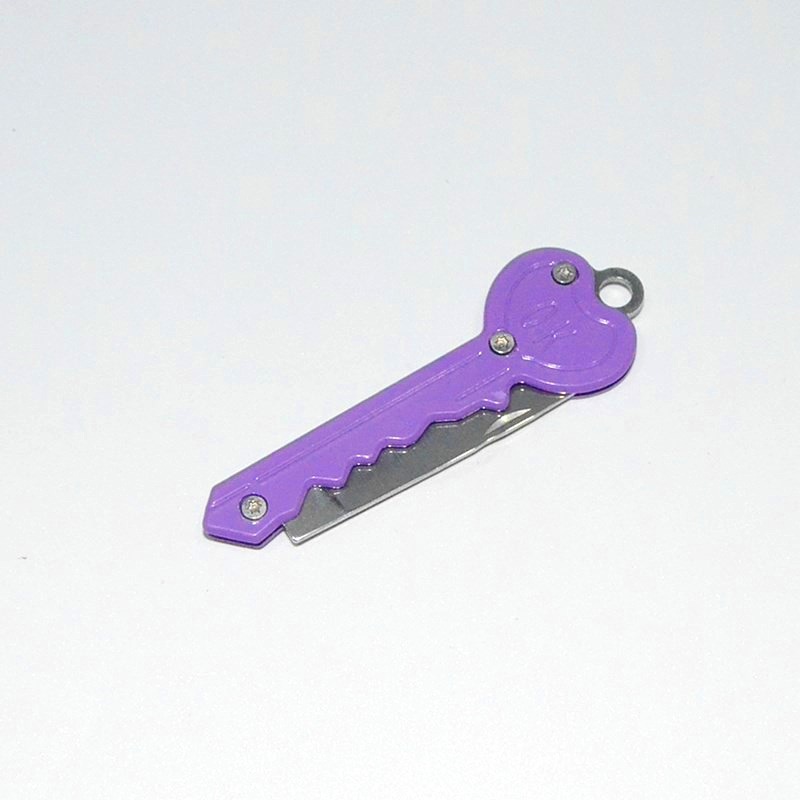 Outdoor knife, OK key knife, portable mini stainless steel fruit knife, folding key knife, express unboxing knife undefined