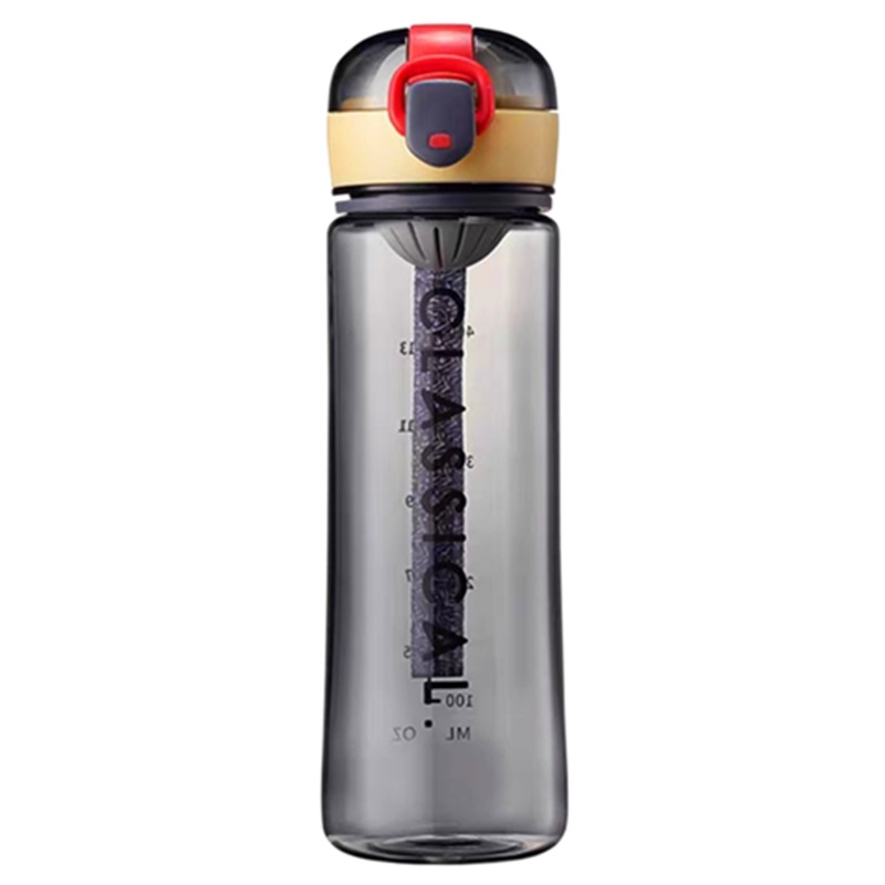 This is an Instagram-worthy plastic water cup with a high level of appearance. It is a simple and portable Korean-style tea strainer cup for sports Item Picture