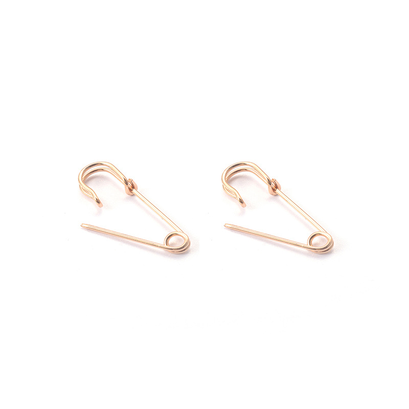 Korean style unique design, new personalized and simple small pin earrings, creative and fresh earrings, women's earrings wholesale Item Picture