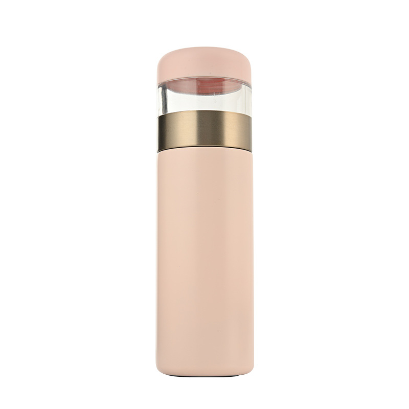 This 316 stainless steel straight insulated cup for separating tea and water is portable for both men and women and has a high level of appearance for office tea brewing Item Picture