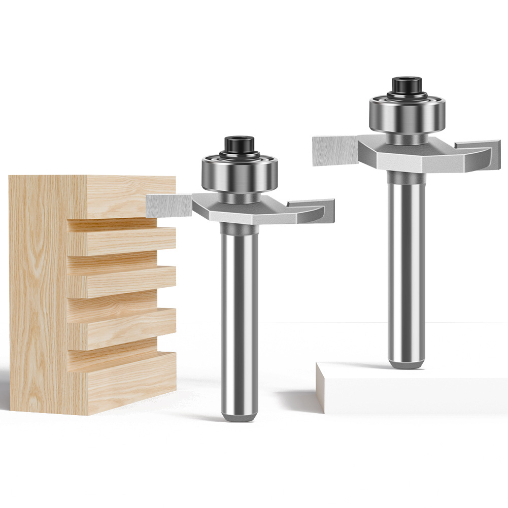 Ball T-shaped knife, woodworking milling cutter, slotting knife, slot knife, two-in-one slotting knife, crabapple corner chamfering knife, handle knife Item Picture