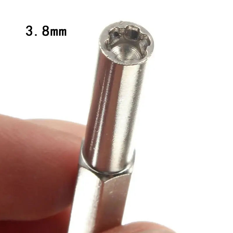 NGC N64 SFC disassembly, cassette removal, screwdriver socket combination type 3.8-4.5mm screwdriver bit Specification drawing