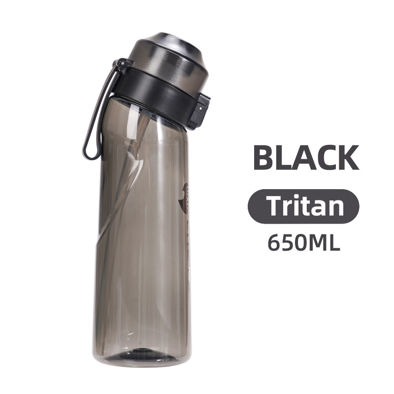 Cross-border best-selling 0-sugar and 0-calorie flavored cup, fruit fun ring, tritan water bottle, sports water cup, drinking wonder details Picture