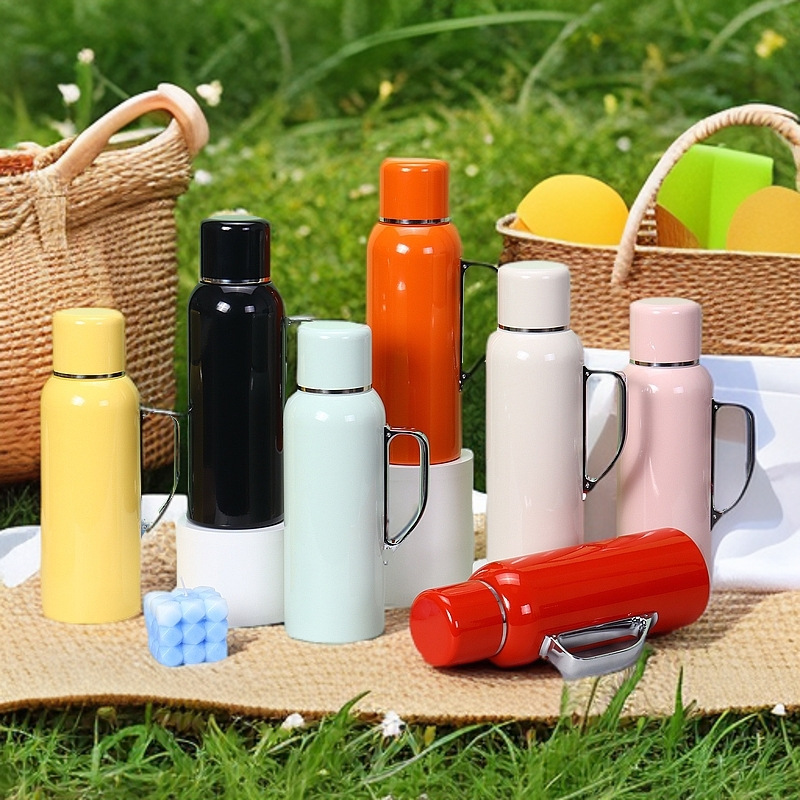 316 stainless steel family pot, smart mechanical pot, stewed tea cup, household tea-water separation, outdoor portable insulated cup full figure