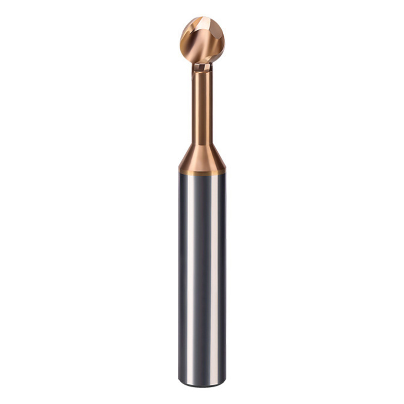 Original production of lollipop ball end mills, tungsten steel alloy ball cutters, and CNC ball end tools for coated steel Item Picture