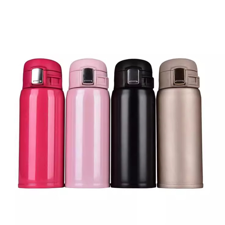New bouncing lid portable stainless steel insulated cup, creative gift, fashionable stainless steel insulated casual cup, bouncing cup Specification drawing