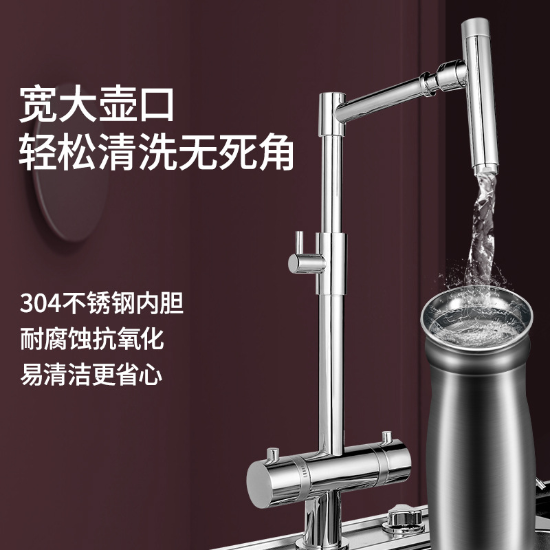 Single-layer 304 stainless steel sports water bottle, large-capacity cold water cup, outdoor water bottle, portable engraving and LOGO printing manufacturer Specification drawing