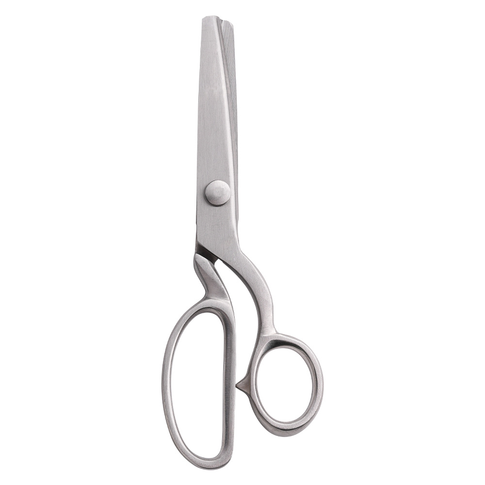 Lin Tai's all-steel flower-edge scissors, sawtooth scissors, stainless steel thread cloth scissors, DIY handmade fabric cutting and lace trimming scissors Item Picture