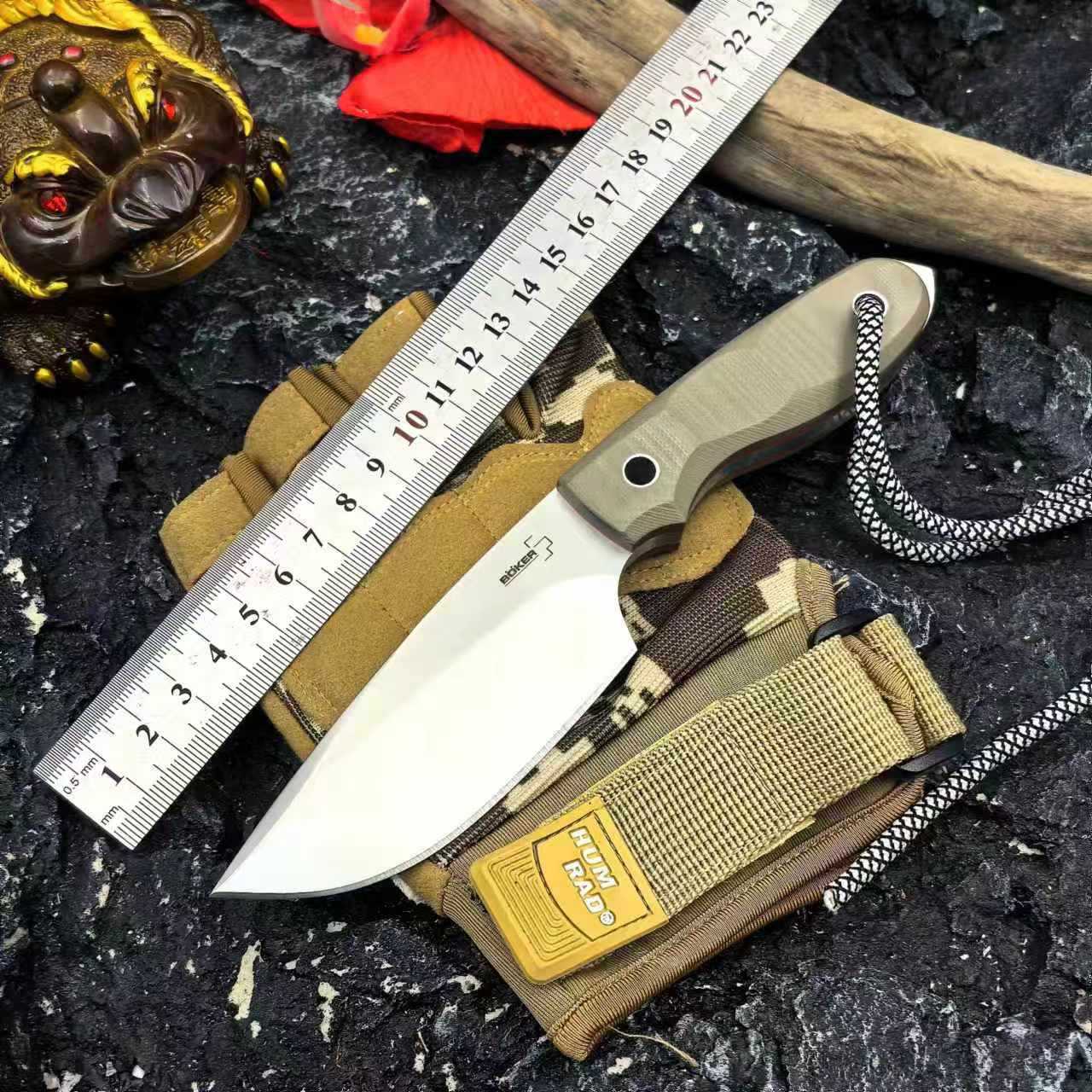 New genuine dovetail high-hardness, high-appearance level forged outdoor portable fishing, camping, household fruit-specific knife full figure