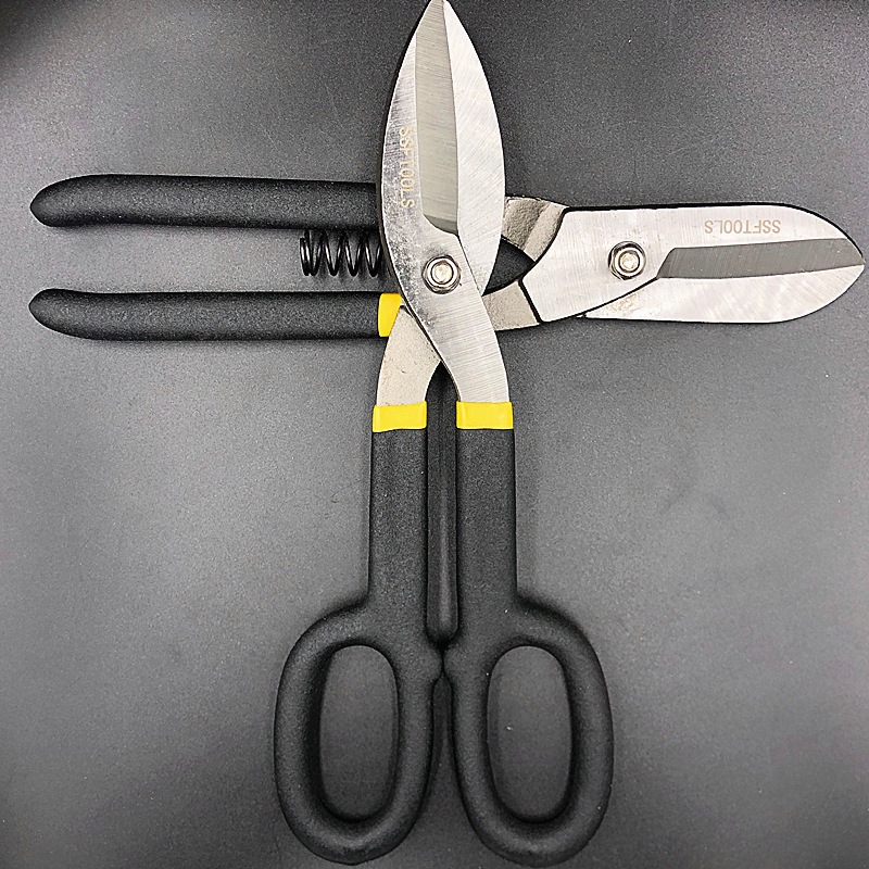 The manufacturer wholesales American and German style iron shears, industrial-grade 10-inch and 12-inch iron shears, and household steel plate shears details Picture