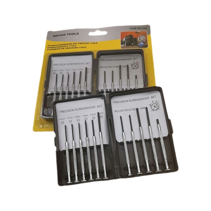 Super value small screwdriver 10-piece set, toy clock, screwdriver set, tool box, street stall supply Item Picture