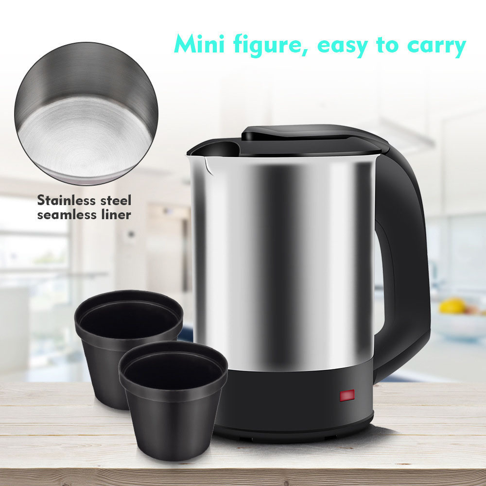 Household portable electric kettle, European standard stainless steel kettle, automatic power-off anti-dry kettle details Picture