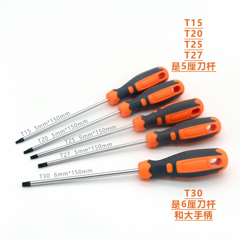 Plum Blossom screwdriver 6 T10T15T20T25T27T30T40T45 Application Scenario