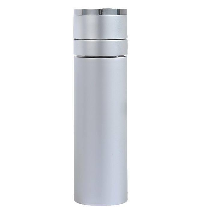 One-click quick-opening insulated cup, new stainless steel cup, office tea-water separation brewing cup, portable car water cup Item Picture