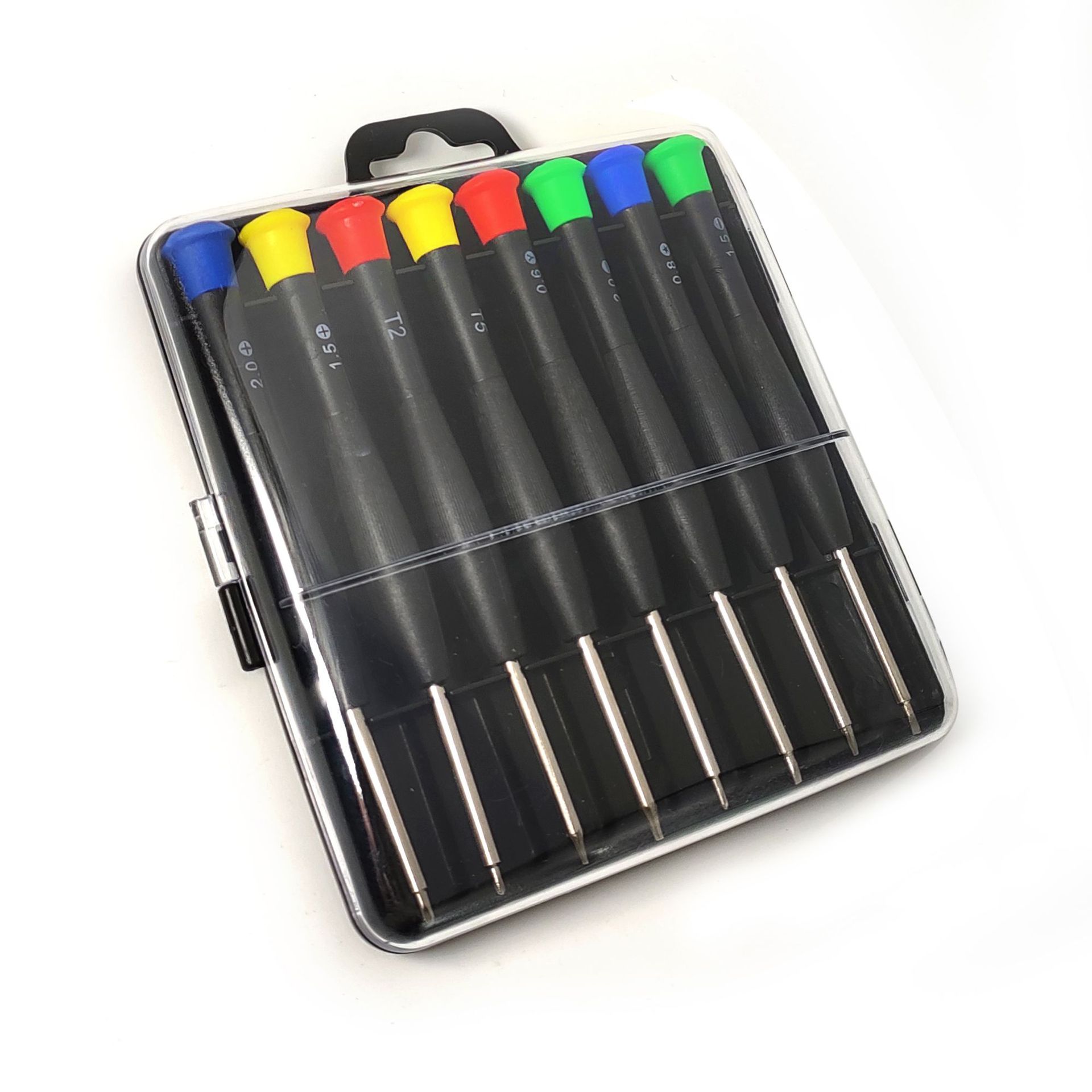 8-in-1 mobile phone disassembly and repair tool, clock screwdriver, factory pin, multi-functional combination screwdriver set Application Scenario