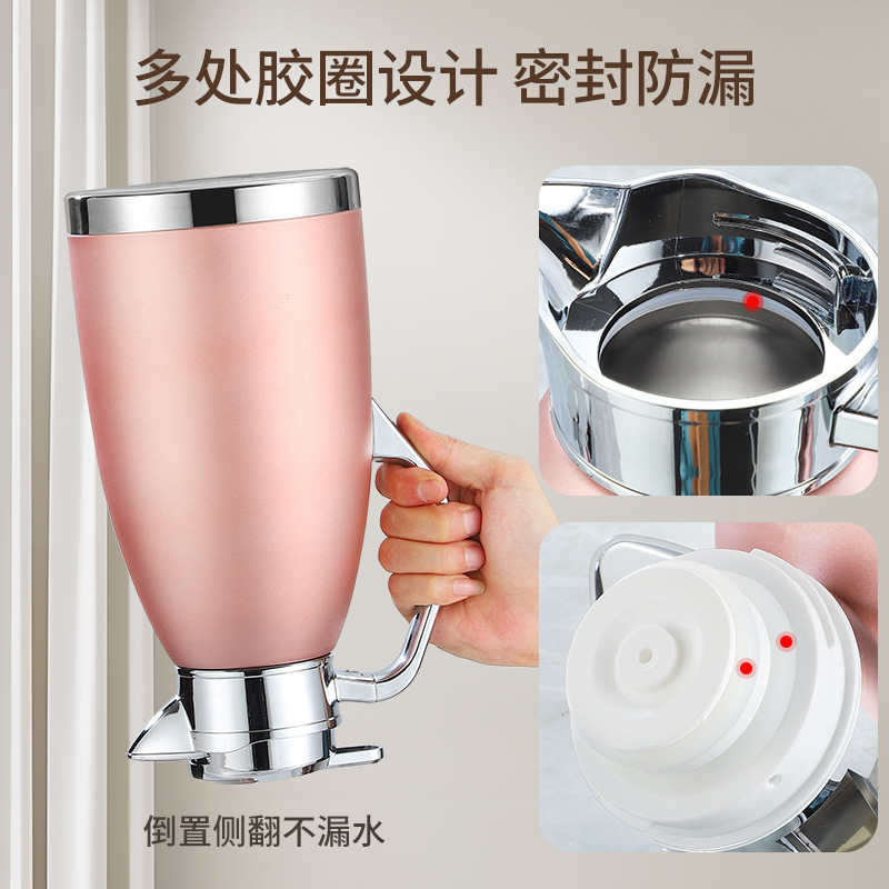 304 stainless steel Roman pot, double-layer insulated pot, vacuum pot, coffee pot, insulated and chilled water bottle, insulated bottle, water bottle Specification drawing