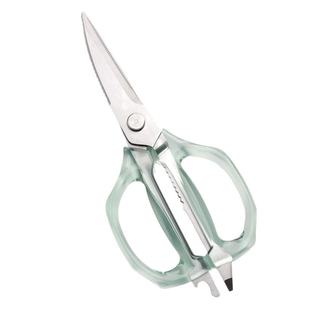 Lin Tai's multi-functional kitchen scissors, household strong stainless steel food chicken bone scissors, simple and ins style, fresh and clean Item Picture