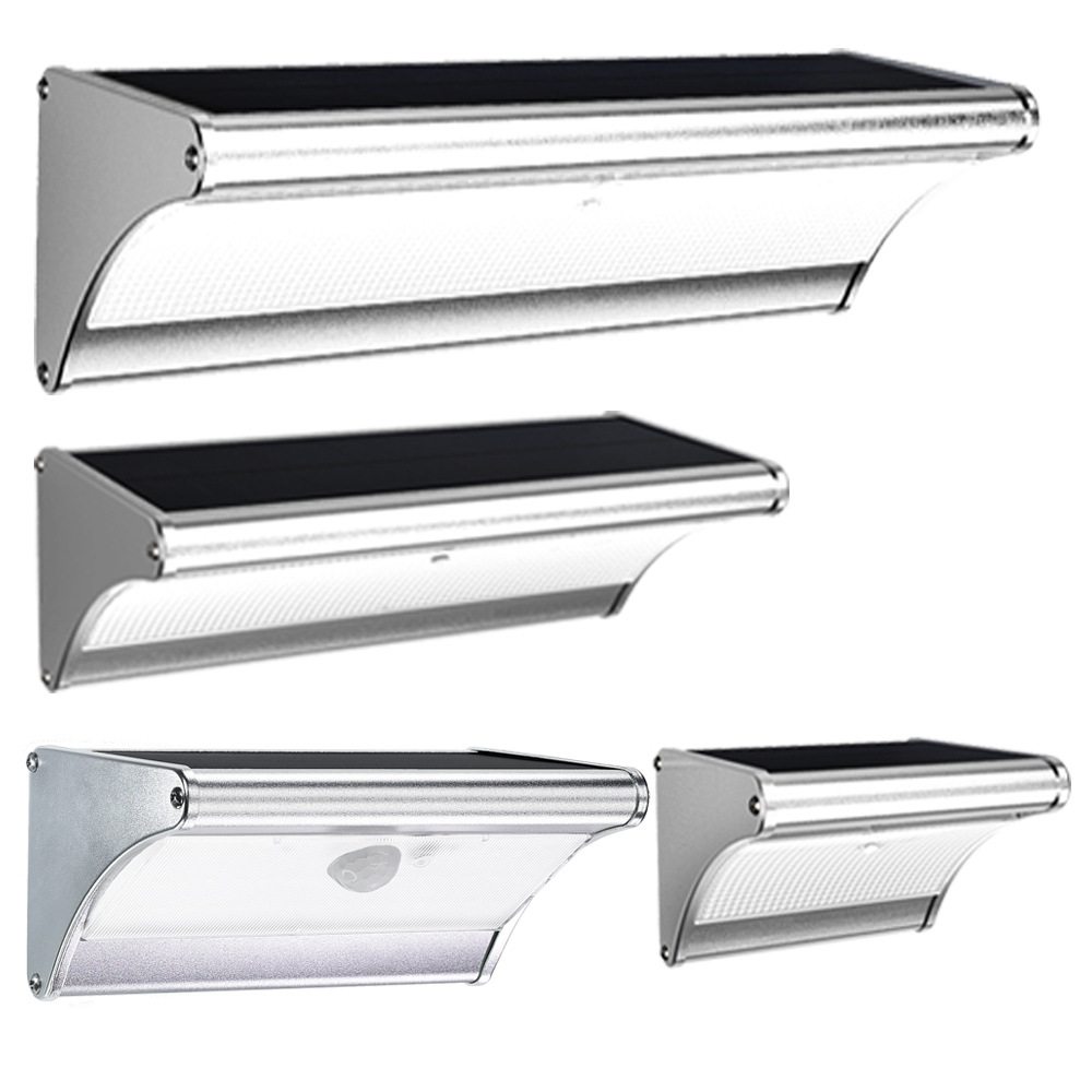 Solar lamp, outdoor courtyard lighting, sensor wall lamp, aluminum alloy shell, high-brightness LED, actual marked parameters Application Scenario