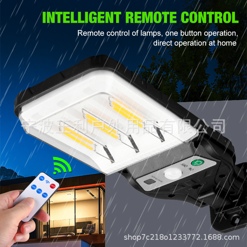 Cross-border new outdoor LED solar wall lamp, human body sensing tungsten filament lamp, home wall lighting remote control road Application Scenario