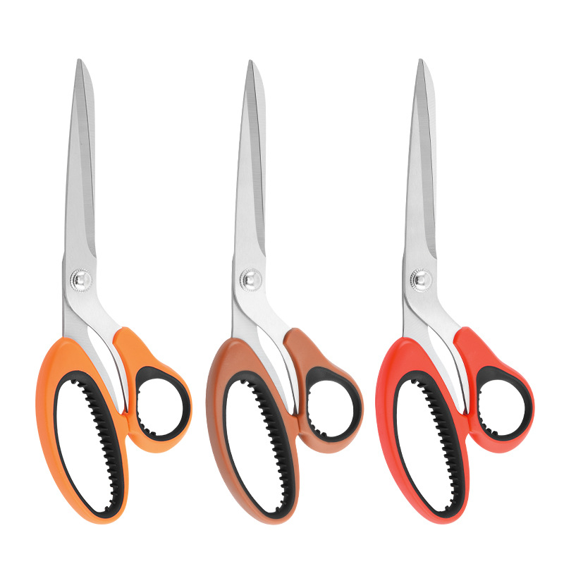 Factory wholesale stainless steel tailor scissors, hand clothing scissors, household scissors, sewing and cutting clothes scissors, tool scissors Item Picture
