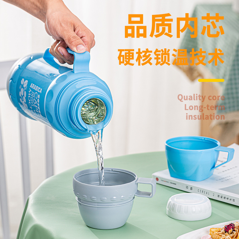 Wholesale of portable student dormitory household thermos flasks, thermos flasks, outdoor thermos flasks, water kettles and car thermos flasks details Picture