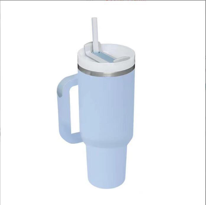 40OZ car cup, stainless steel giant large-capacity cold and heat preservation cup with handle, portable car ice cup Item Picture