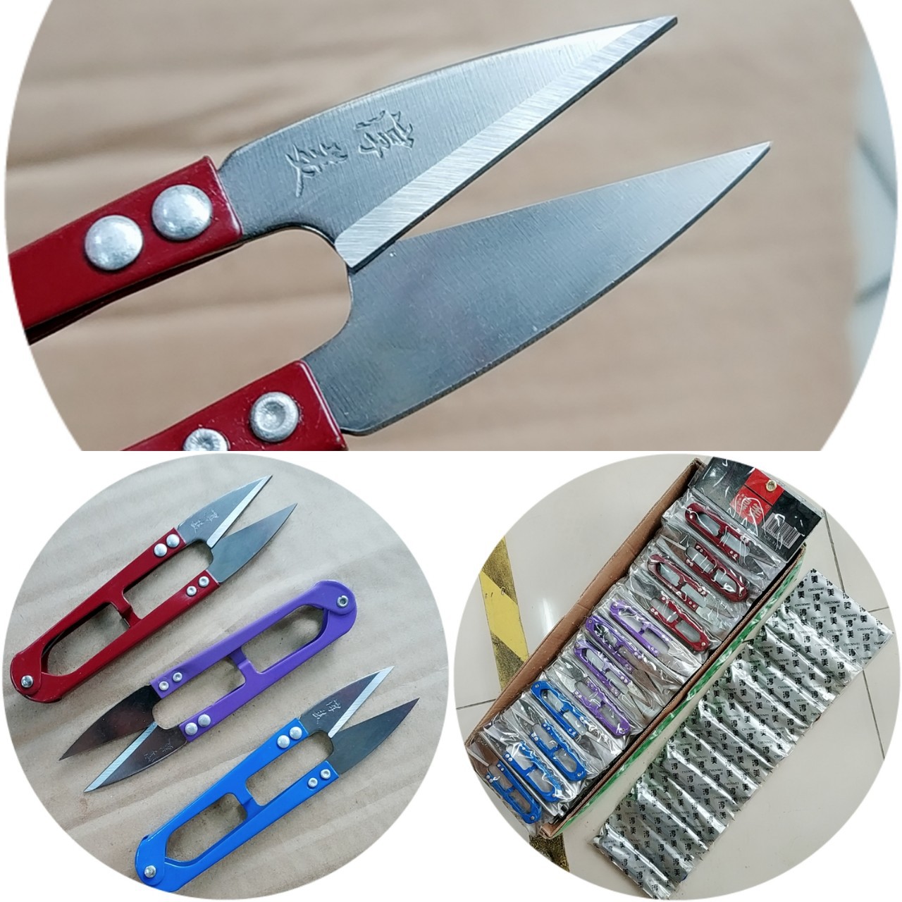 Brand Chunmei paint wire shears/Cross-stitch special scissors small/U-shaped scissors/wire shears yarn shears wholesale full figure
