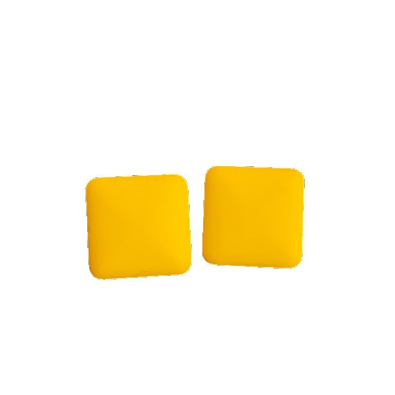 Yellow-toned gentle and elegant earrings for women, 2025 new style, high-end, niche and versatile stud earrings, trendy design style earrings Item Picture