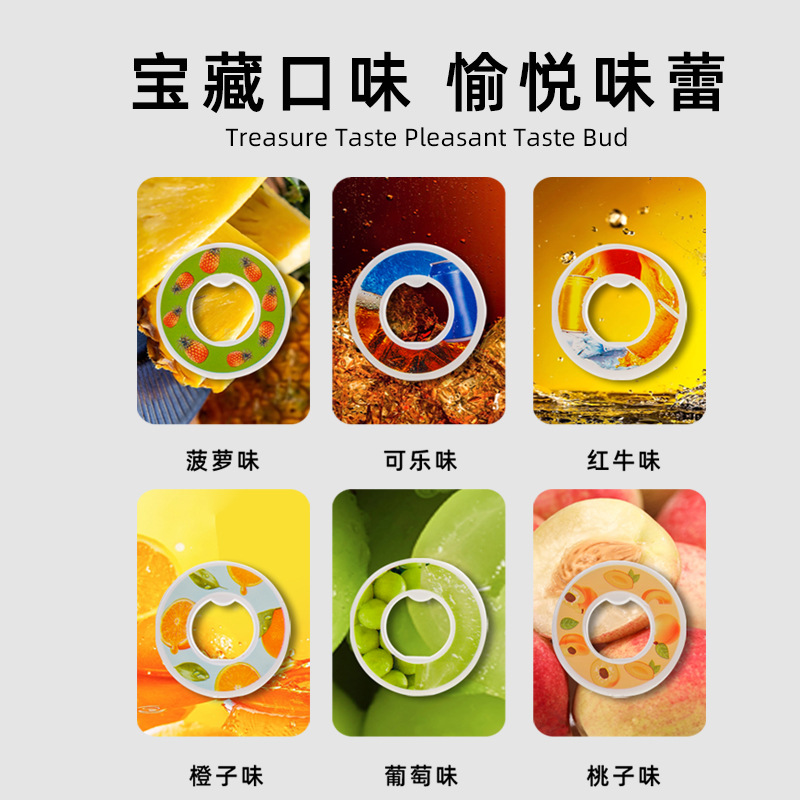 Direct sales from the manufacturer of 650ML outdoor sports water cups with fragrance, Tritan multi-flavor fruit-flavored cups for foreign trade Specification drawing