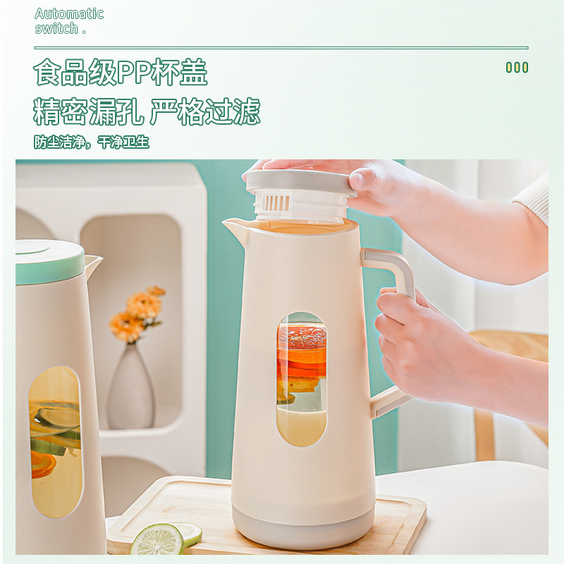The new glass cold water bottle features a split design. It is a large-capacity household cold water bottle for portable water storage and drinking, and is suitable for cross-border use details Picture