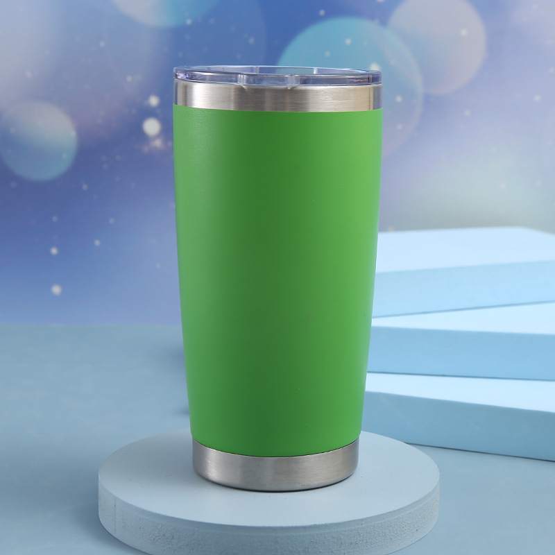 Wholesale of 20oz spray-painted stainless steel car cups, cross-border American wide-mouthed beer mugs with LIDS, insulated and chilled ice cups Application Scenario