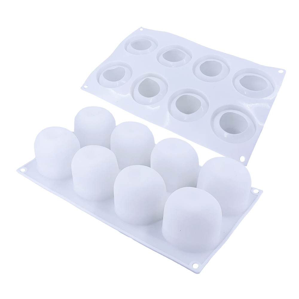 Cross-border exclusive silicone fruit-shaped molds, Halloween pumpkin candle molds, 3D French mousse cake molds Item Picture