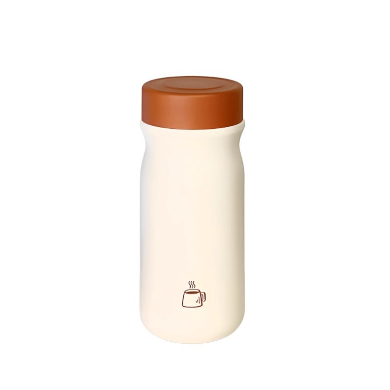 Thermos cup for girls, high appearance level water cup, small and portable coffee cup, 316 stainless steel cup, student boy tea strainer Item Picture