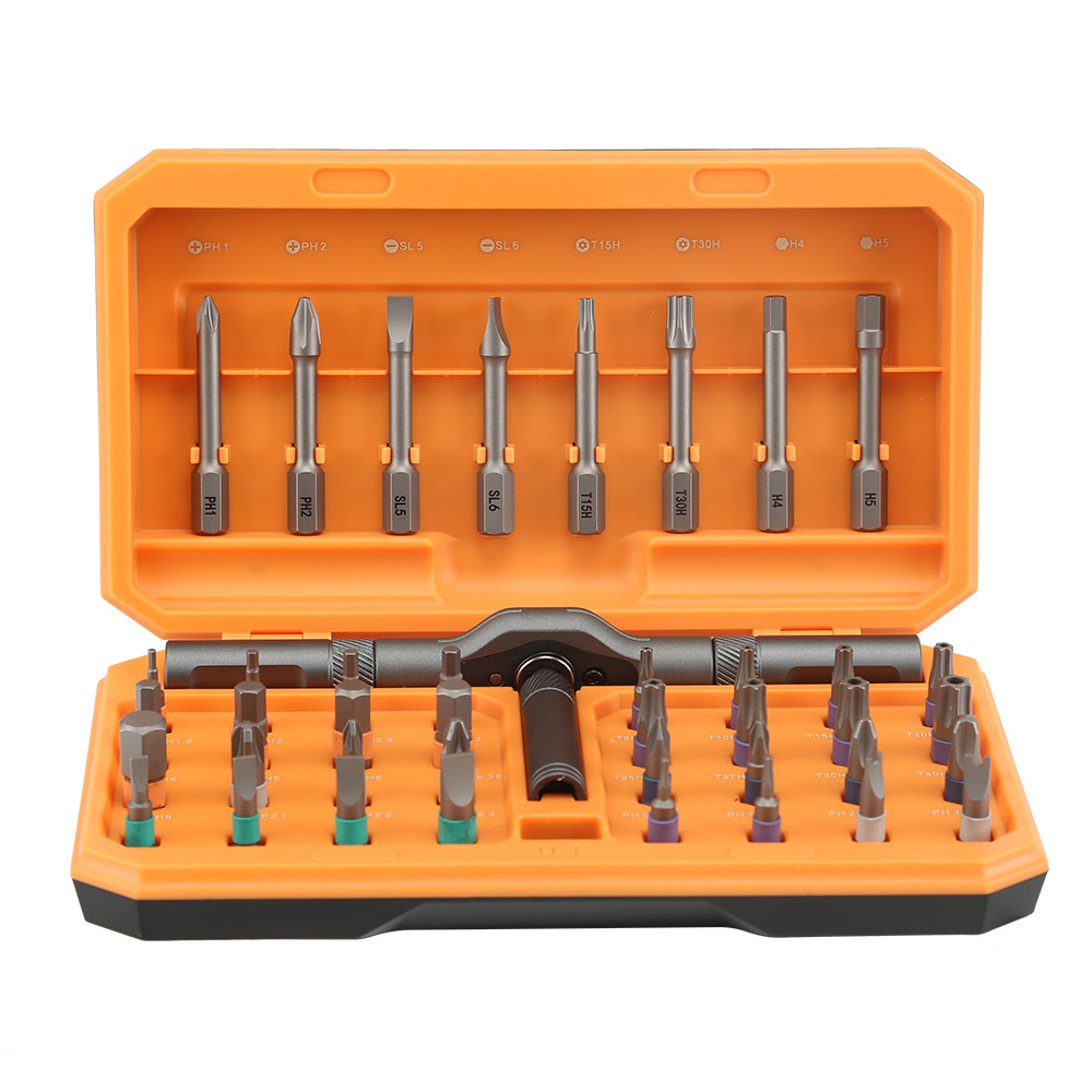 Ratchet screwdriver set 24-in-1 multi-functional S2 steel household wrench and screwdriver tool combination set undefined