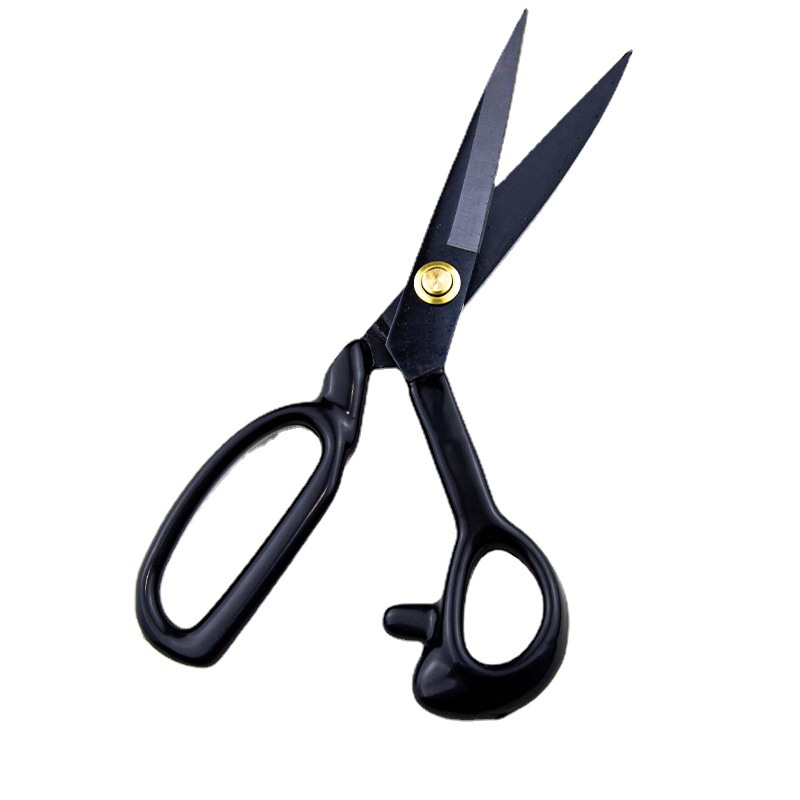 Professional clothing cutting and sewing, leather fabric, hand sewing, large scissors, fabric cutting, 8-9, 10-1, 1-12 inches Item Picture