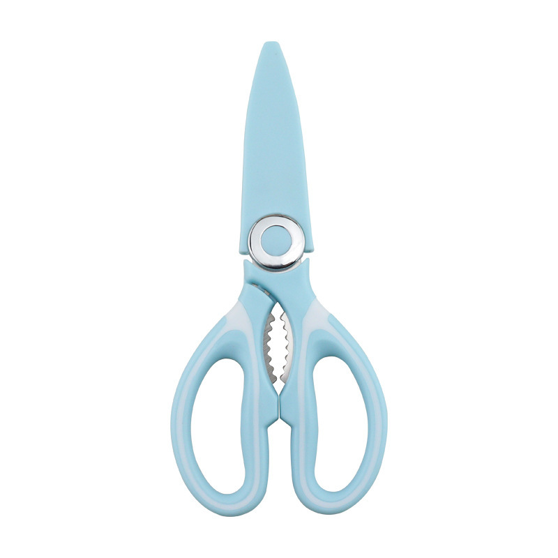 Stainless steel kitchen scissors, internet-famous pink scissors, household kitchen food scissors, multi-functional chicken bone scissors, panda scissors undefined