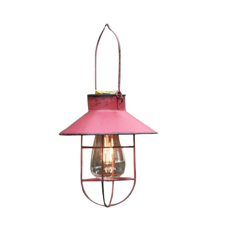 Cross-border ironwork courtyard hanging lamps, decorative solar chandeliers, garden villas, outdoor street lamps, outdoor waterproofing Item Picture