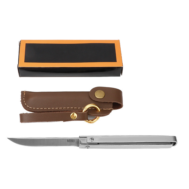 New outdoor knife, window-breaking survival knife, creative portable fruit knife, self-defense folding knife, mini mechanical knife Item Picture