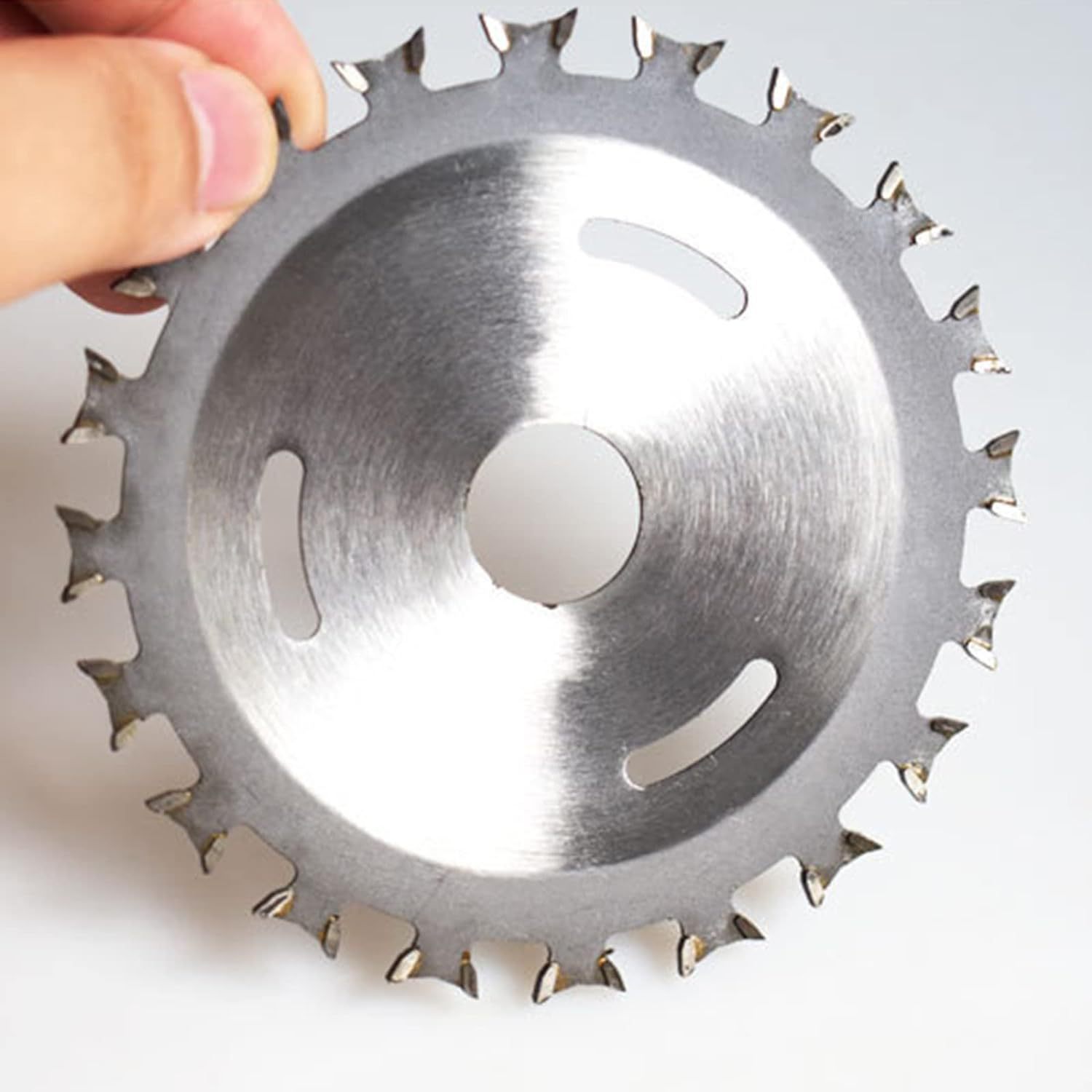 Hard alloy 4-inch 40-tooth double-sided tooth woodworking saw blade, front and back double-sided hard alloy knife woodworking saw blade Specification drawing