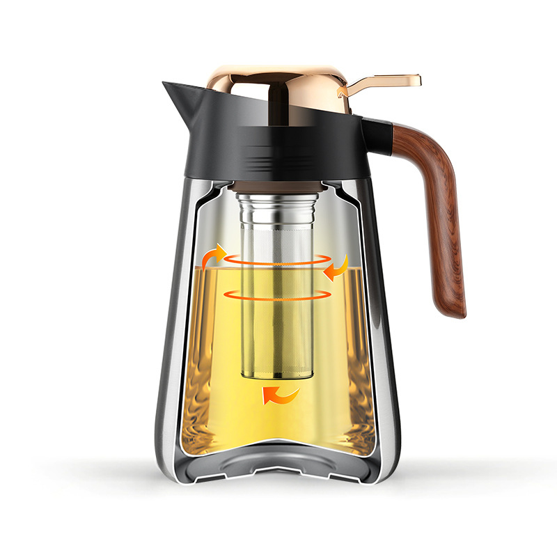 Large-capacity simple and complex stewed tea pot, household insulated water bottle, stainless steel health-preserving stewed tea, aged white tea, Pu 'er tea, thermos flask details Picture