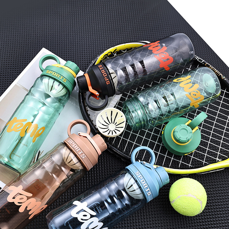 Summer outdoor sports water cup, large-capacity cup, plastic portable, high appearance level, portable water bottle for boys, girls, students and children details Picture