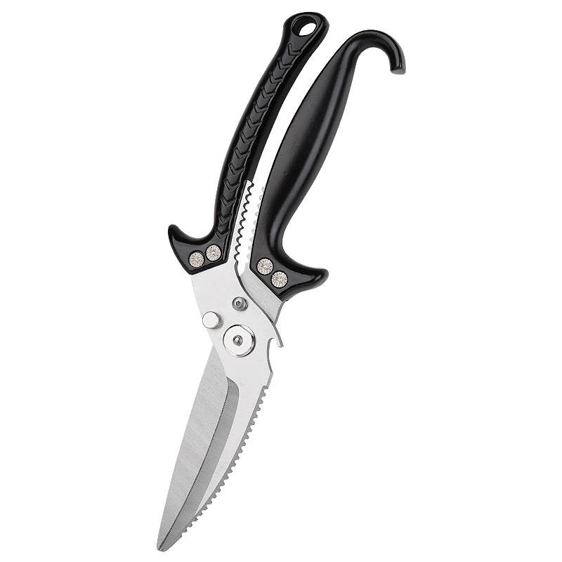 Multi-functional SK5 kitchen chicken bone scissors, stainless steel household food scissors, seafood, chicken, duck and fish powerful scissors wholesale Item Picture
