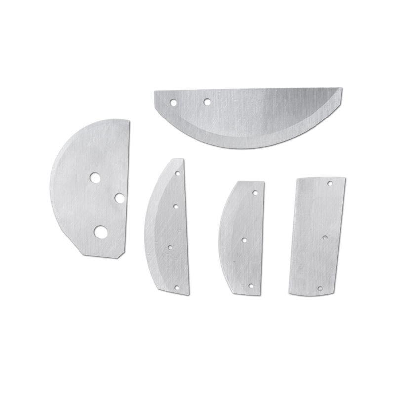 Food machinery knife meat cutting knife, stainless steel cutting knife, vegetable cutting machine blade, meat cutting and mixing machine cutting knife Item Picture